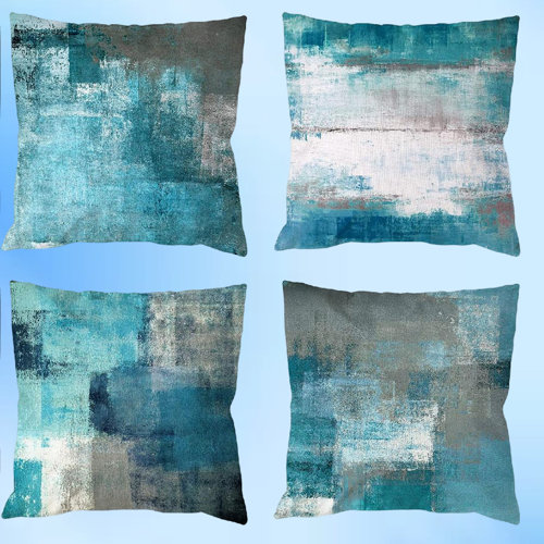 Wayfair Teal Throw Throw Pillows You'll Love in 2023